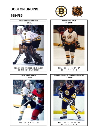 NHL bos 1984-85 foto hracu7