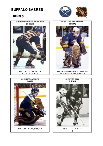 NHL buf 1984-85 foto hracu1