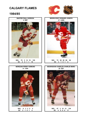 NHL cgy 1984-85 foto hracu1