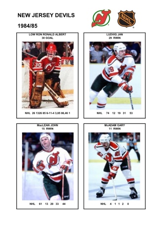 NHL njd 1984-85 foto hracu5