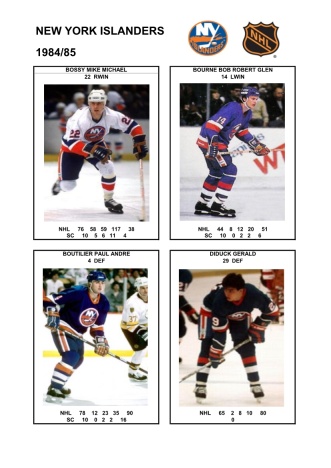 NHL nyi 1984-85 foto hracu1