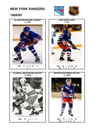 NHL nyr 1984-85 foto hracu1