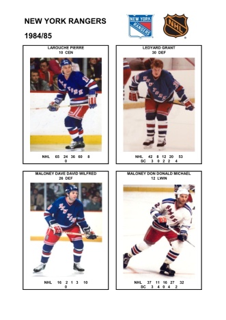 NHL nyr 1984-85 foto hracu5