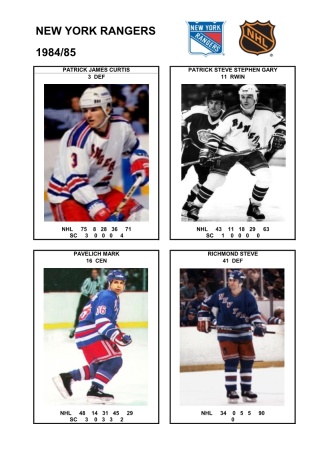 NHL nyr 1984-85 foto hracu7