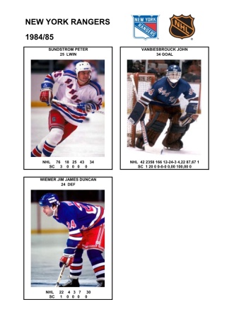 NHL nyr 1984-85 foto hracu9