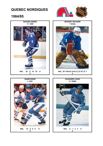 NHL que 1984-85 foto hracu8