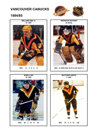 NHL van 1984-85 foto hracu1