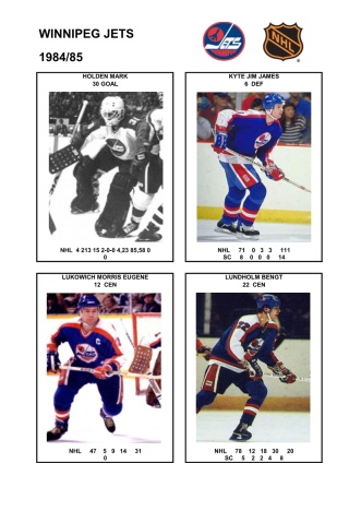 NHL wpg 1984-85 foto hracu4