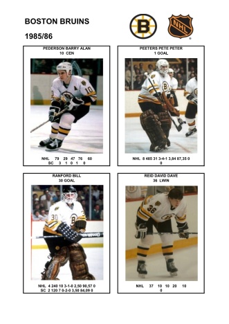 NHL bos 1985-86 foto hracu8