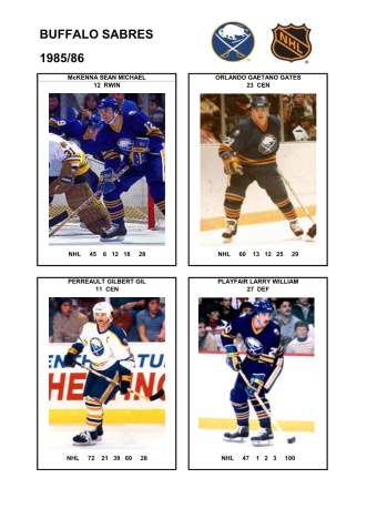 NHL buf 1985-86 foto hracu7