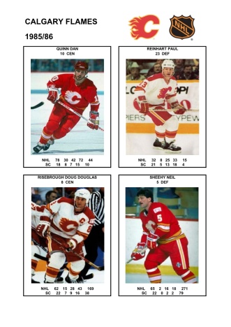 NHL cgy 1985-86 foto hracu8