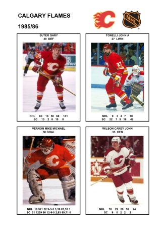 NHL cgy 1985-86 foto hracu9