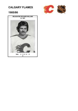 NHL cgy 1985-86 foto hracu10